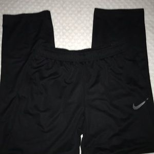 NWT Mens Nike dry fit track pants size large black